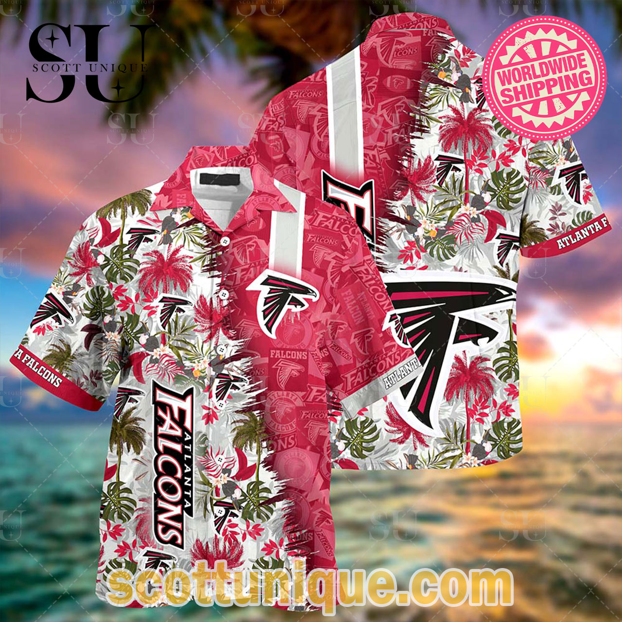 Atlanta Falcons NFL Tropical Summer Beach Hawaiian Shirt