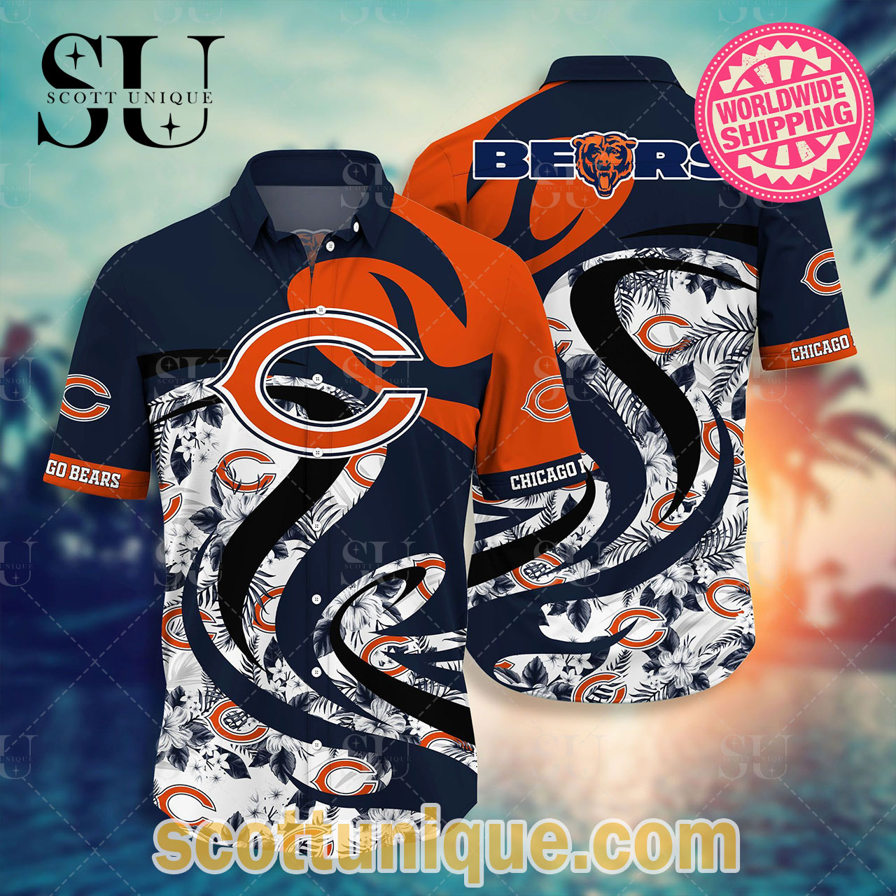 Chicago Bears NFL Hawaii Shirt Style Hot Trending Unique Beach