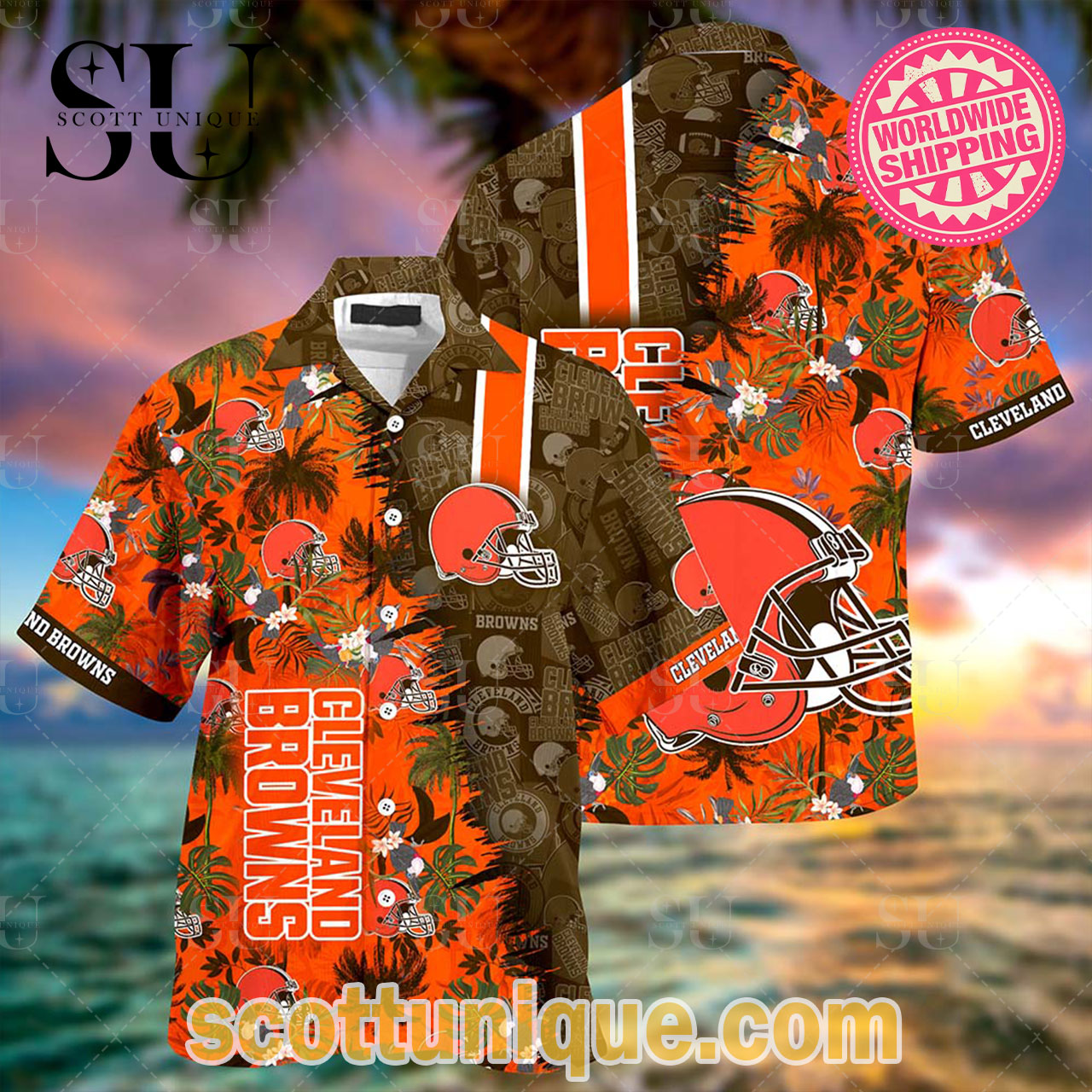 Cleveland Browns NFL Tropical Summer Beach Hawaiian Shirt