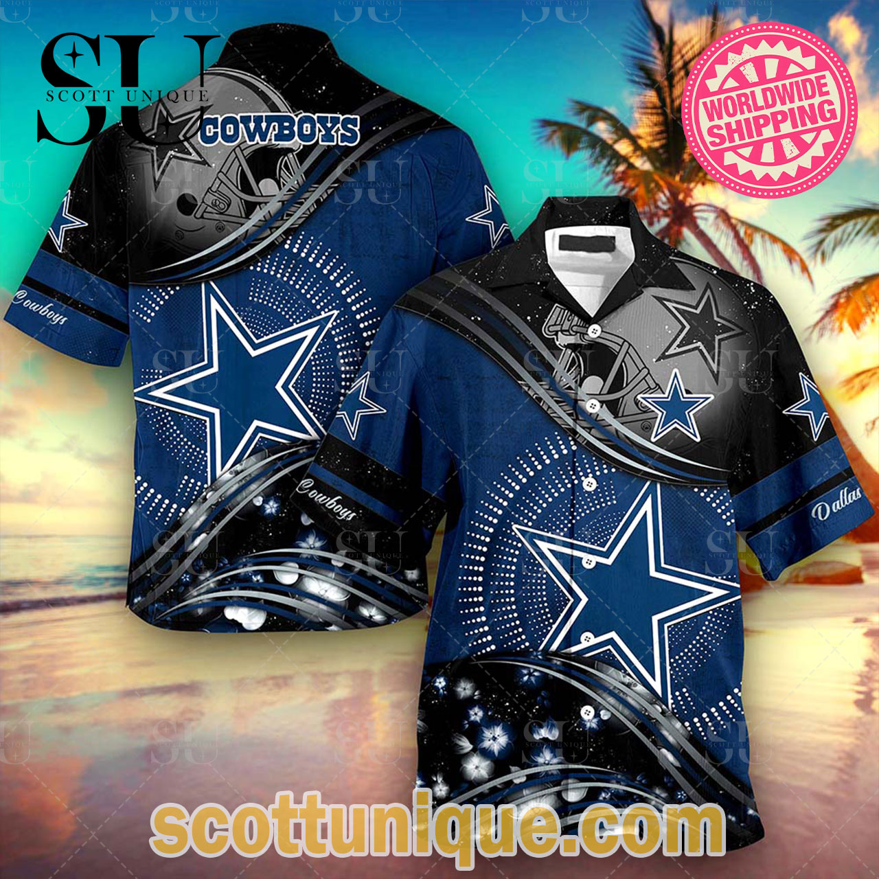 Dallas Cowboys NFL Summer Beach Hawaiian Shirt