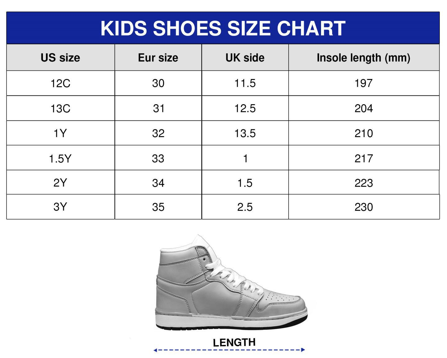 Kid Size....