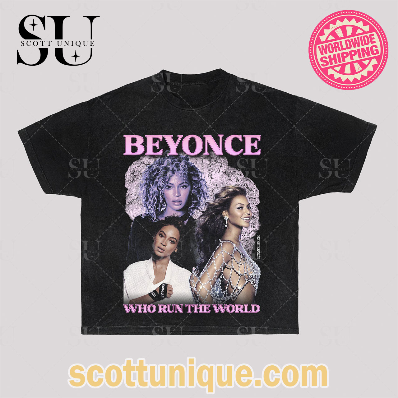 Beyonce Vintage Style Music T-Shirt