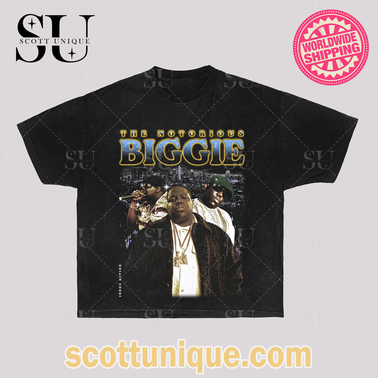 Biggie Vintage Style Music T-Shirt