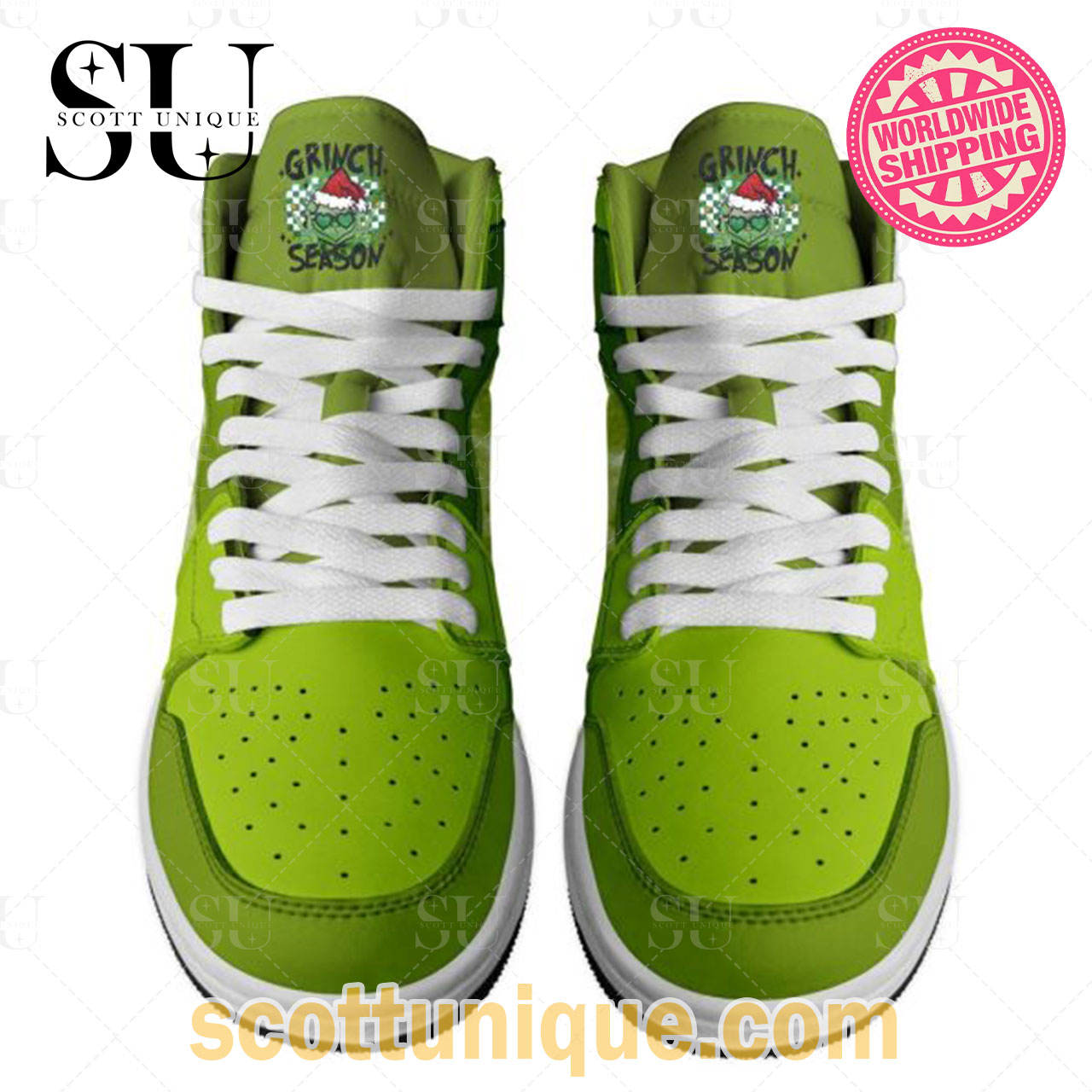 The Grinch Air Jordan 1 High Shoes Sneaker