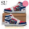 NHL Colorado Avalanche Team Mascot Air Jordan 1 High Top Sneakers