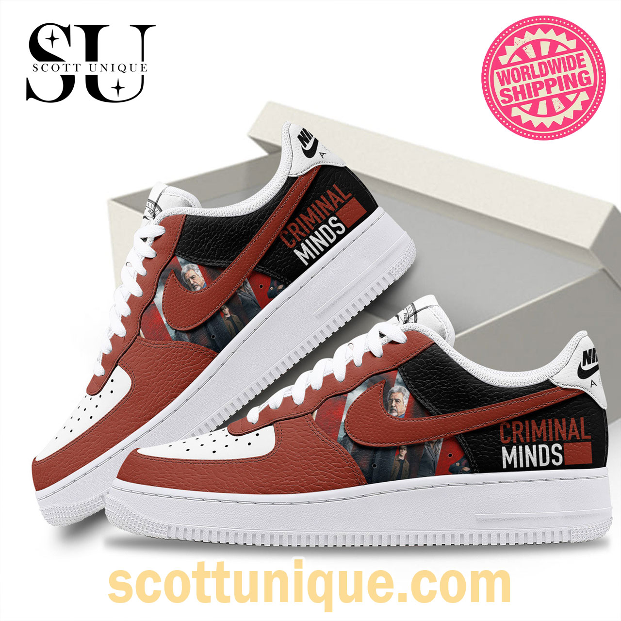 Criminal Minds Series Movies Premium Air Force 1 Shoes