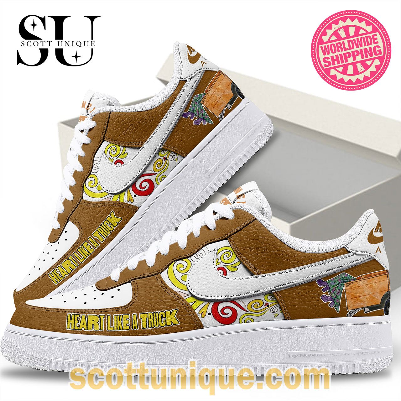 Lainey Wilson Heart Like A Truck Premium Air Force 1 Shoes