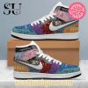 Premium Blink-182 Colorful Art Nike Air Jordan High Top Sneakers