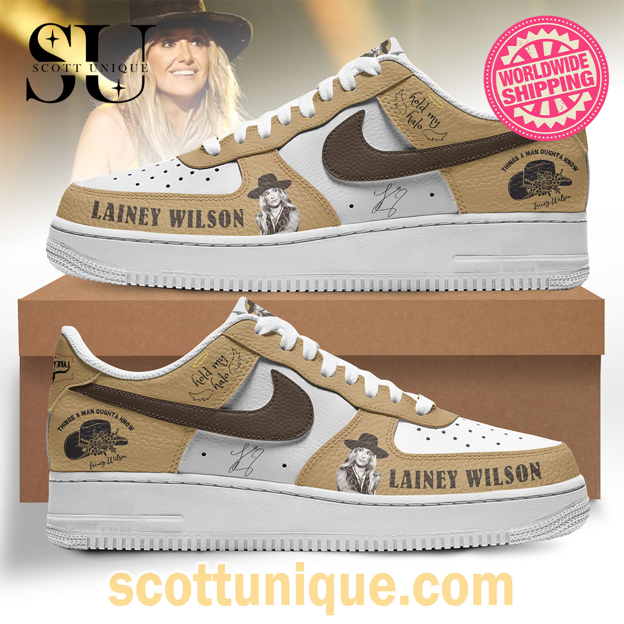 Retro Lainey Wilson Premium Air Force 1 Shoes