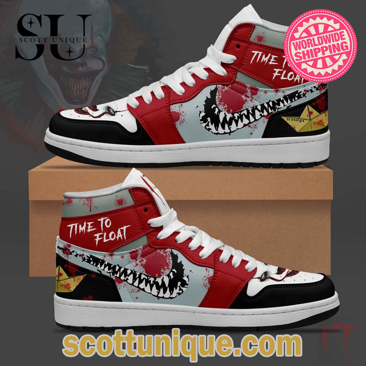 IT Time To Float Air Jordan 1 High Top Sneaker