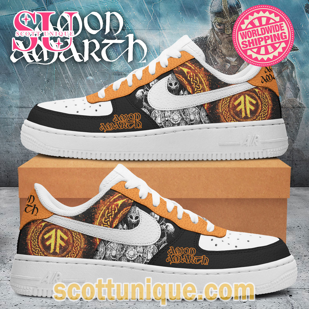 Amon Amarth Unique Premium Air Force 1 Shoes
