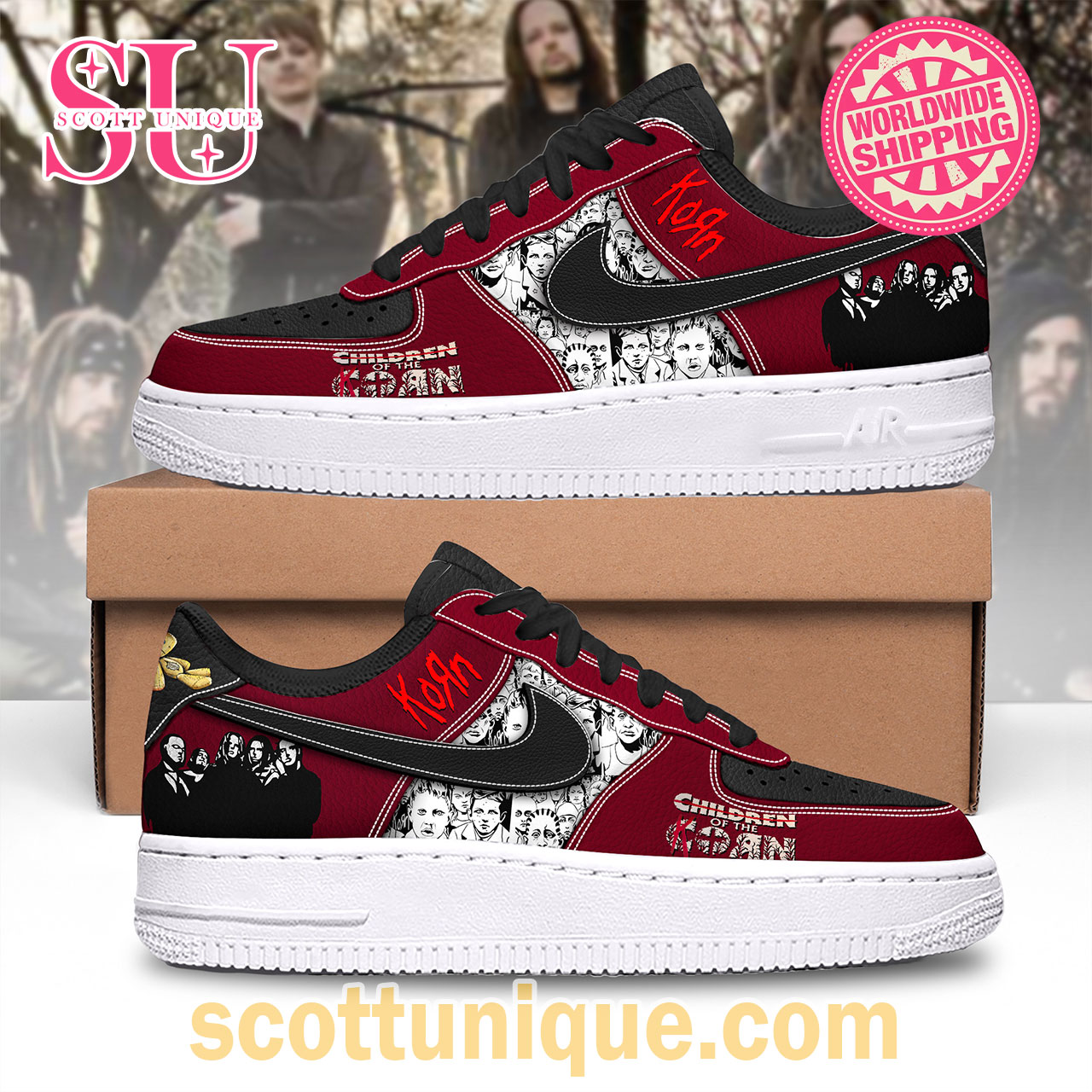 Children of the Korn Premium Nike Air Force 1 Shoes
