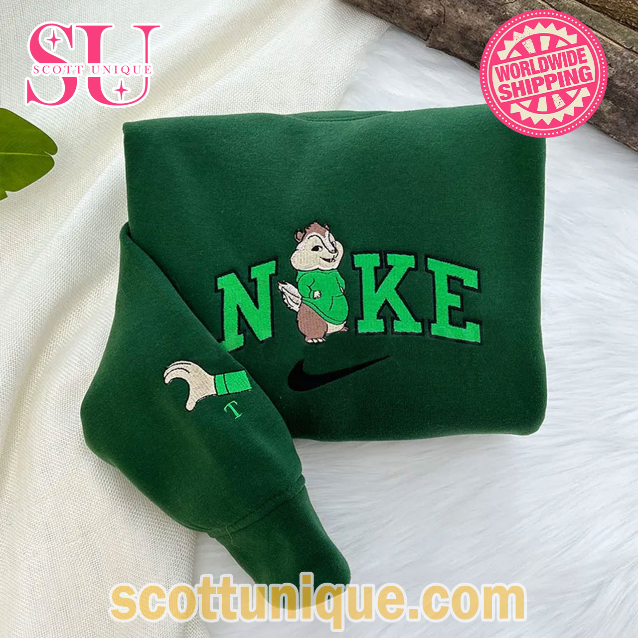 The Chipmunks and Chipettes Embroidered Sweatshirt