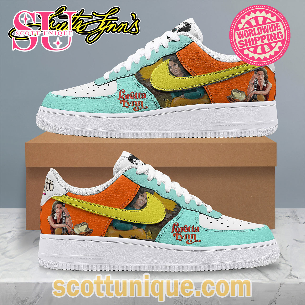 Loretta Lynn Premium Nike Air Force 1 Shoes