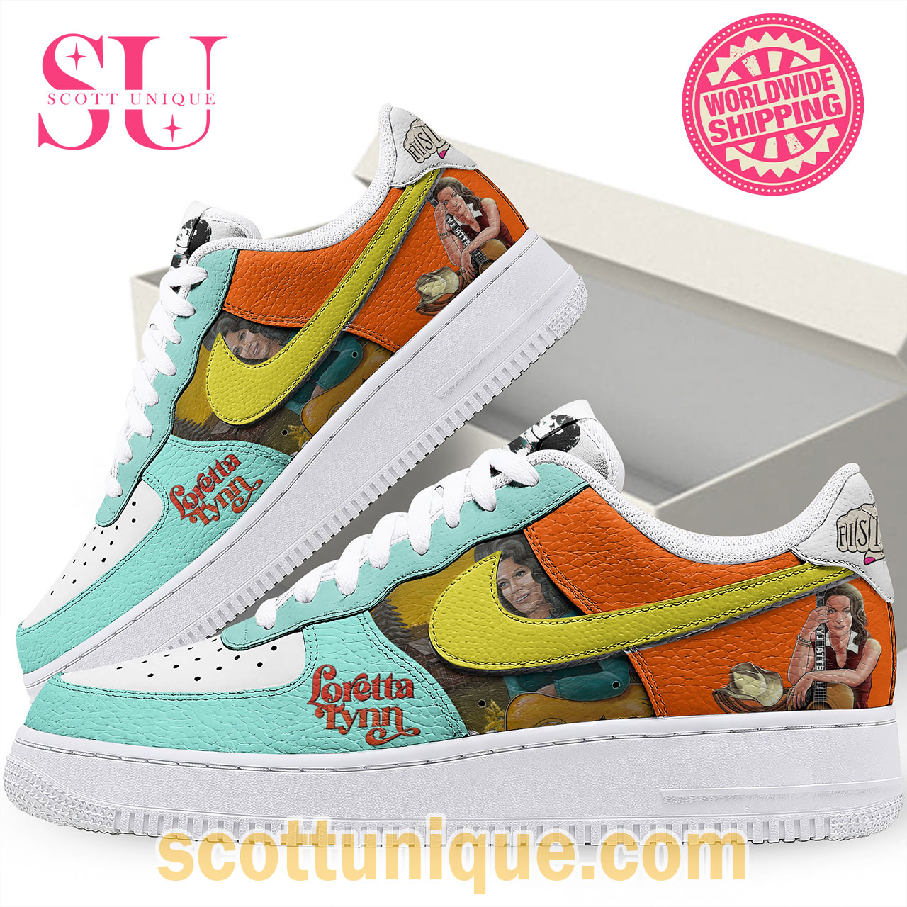 Loretta Lynn Premium Nike Air Force 1 Shoes