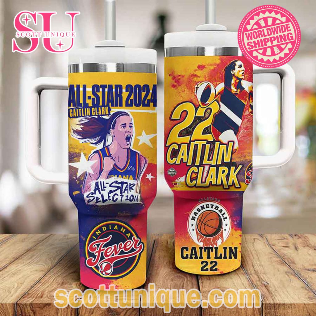 All Star 2024 Caitlin Clark 22 Indiana Fever Stanley Tumbler1 All Star 2024 Caitlin Clark 22 Indiana Fever Stanley Tumbler1