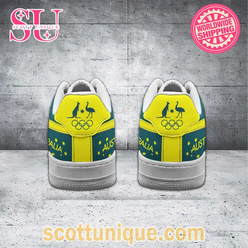 Australia Mascot Olympic Paris 2024 Air Force 1 Shoes Australia Mascot Olympic Paris 2024 Air Force 1 Shoes