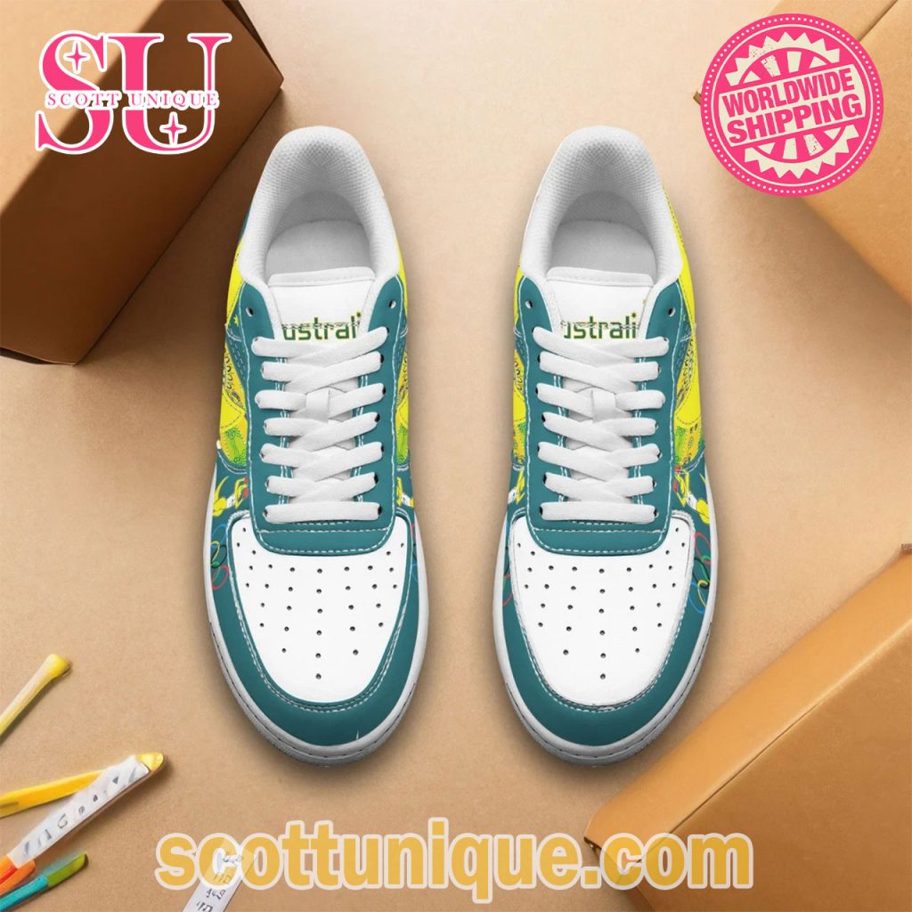 Australia Mascot Olympic Paris 2024 Air Force 1 Shoes2 Australia Mascot Olympic Paris 2024 Air Force 1 Shoes2