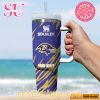 Kansas City Chiefs NFL Stripes Custom Stanley Tumbler