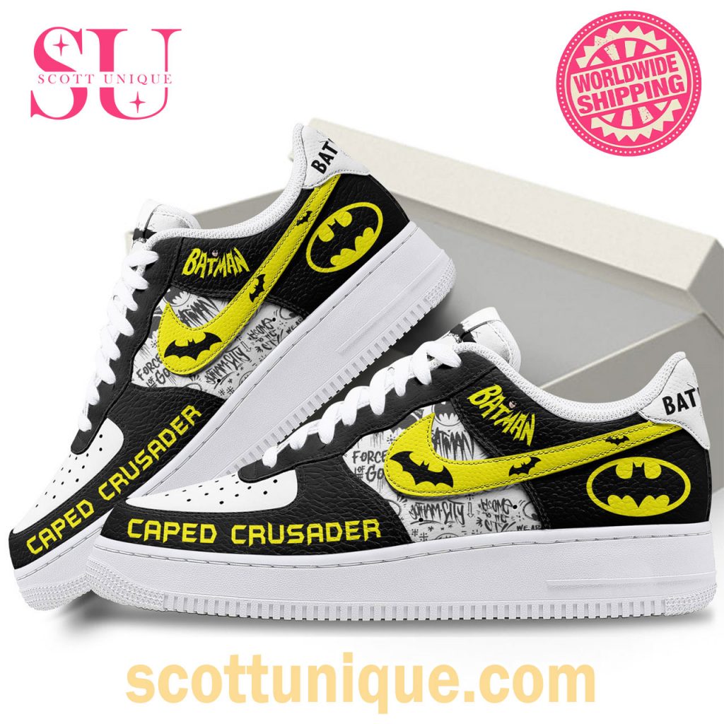 Batman DC Caped Crusader Air Force 1 Shoes2 Batman DC Caped Crusader Air Force 1 Shoes2