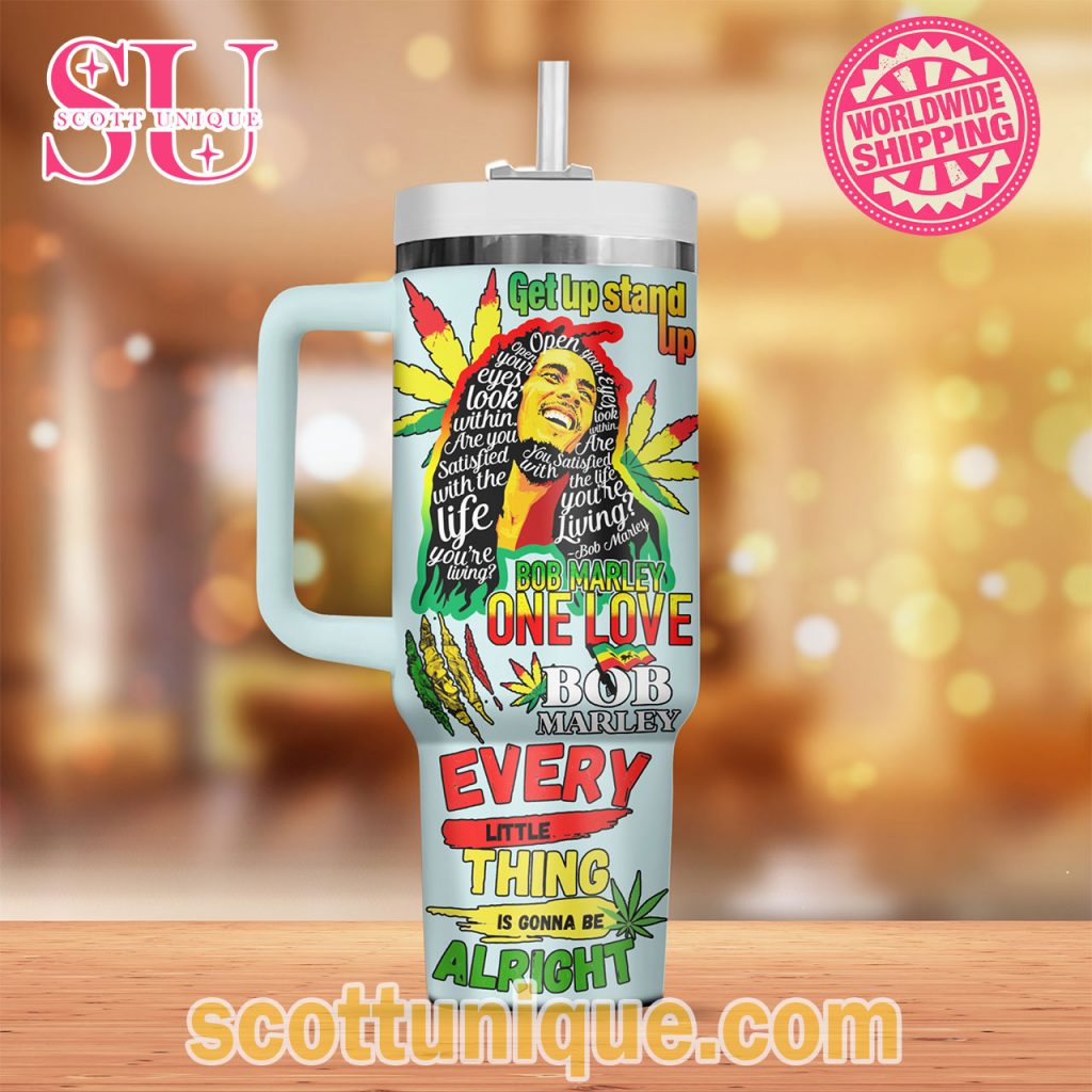 Bob Marley Every Little Thing Stanley Tumbler Bob Marley Every Little Thing Stanley Tumbler