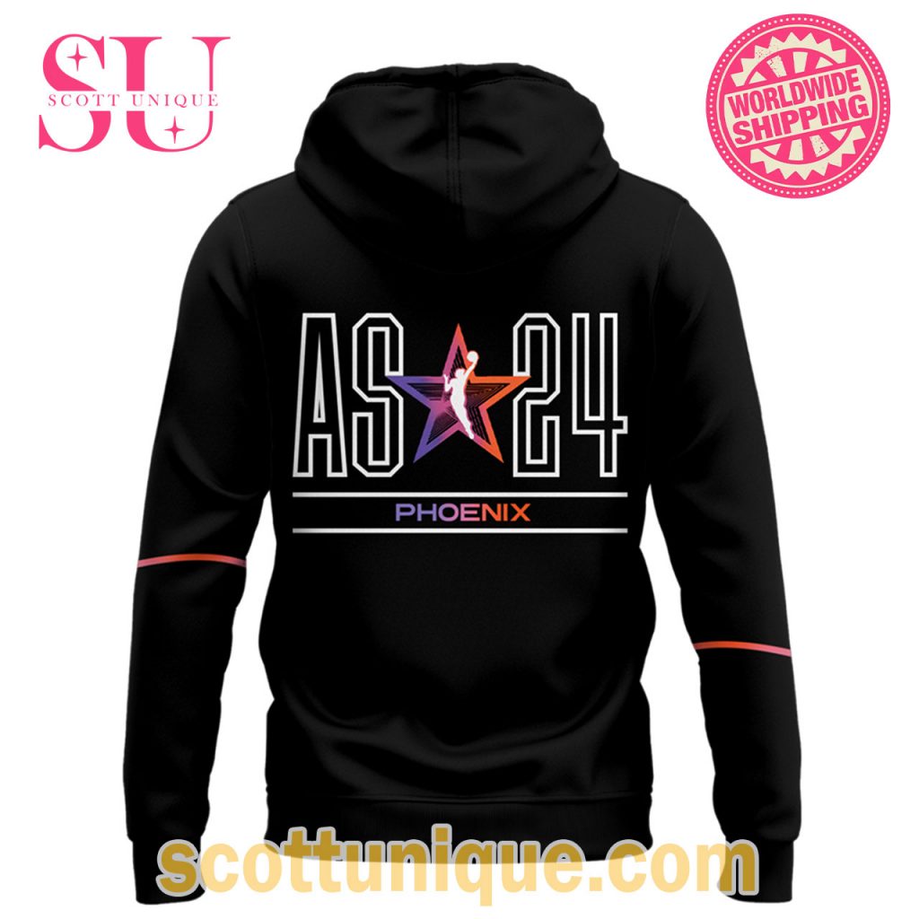 Caitlin Clark Team All Star Phoenix 2024 WNBA Hoodie2