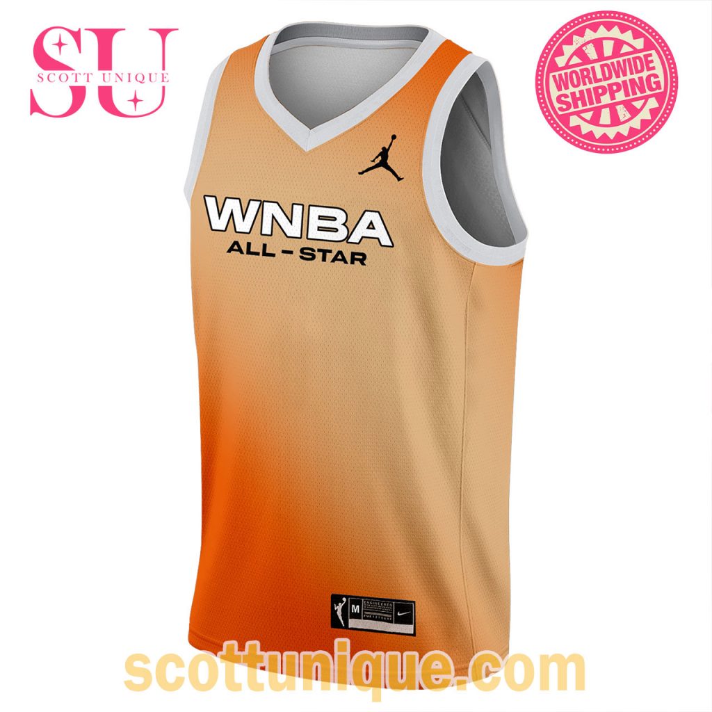 Caitlin Clark WNBA All Star 2024 Orange Jersey Tank Top Caitlin Clark WNBA All Star 2024 Orange Jersey Tank Top