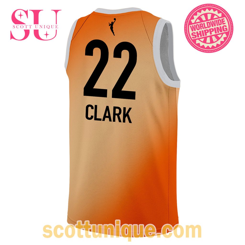 Caitlin Clark WNBA All Star 2024 Orange Jersey Tank Top2 Caitlin Clark WNBA All Star 2024 Orange Jersey Tank Top2