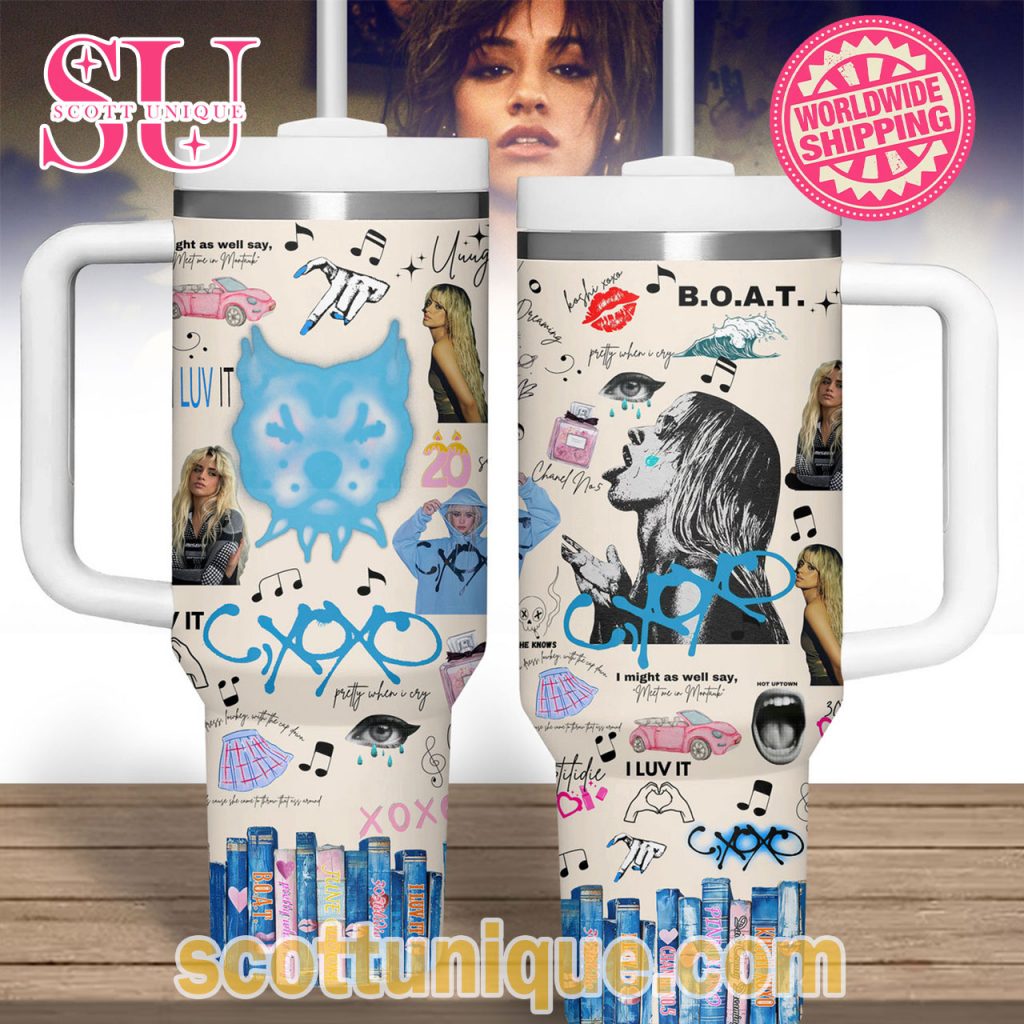 Camila Cabello C,XOXO Album Stanley Tumbler Camila Cabello C,XOXO Album Stanley Tumbler