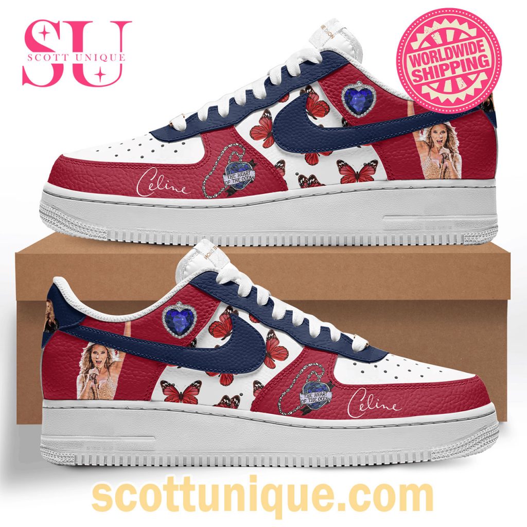 Celine Dion The Heart Of The Ocean Air Force 1 Shoes Celine Dion The Heart Of The Ocean Air Force 1 Shoes
