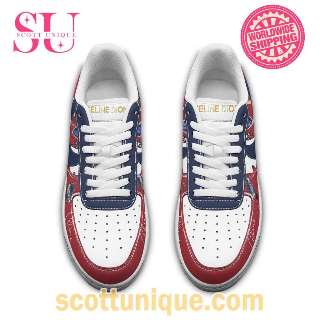 Celine Dion The Heart Of The Ocean Air Force 1 Shoes3 Celine Dion The Heart Of The Ocean Air Force 1 Shoes3