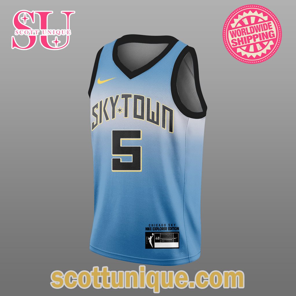Chicago Sky 2024 WNBA Blue Jersey Tank Top1 Chicago Sky 2024 WNBA Blue Jersey Tank Top1