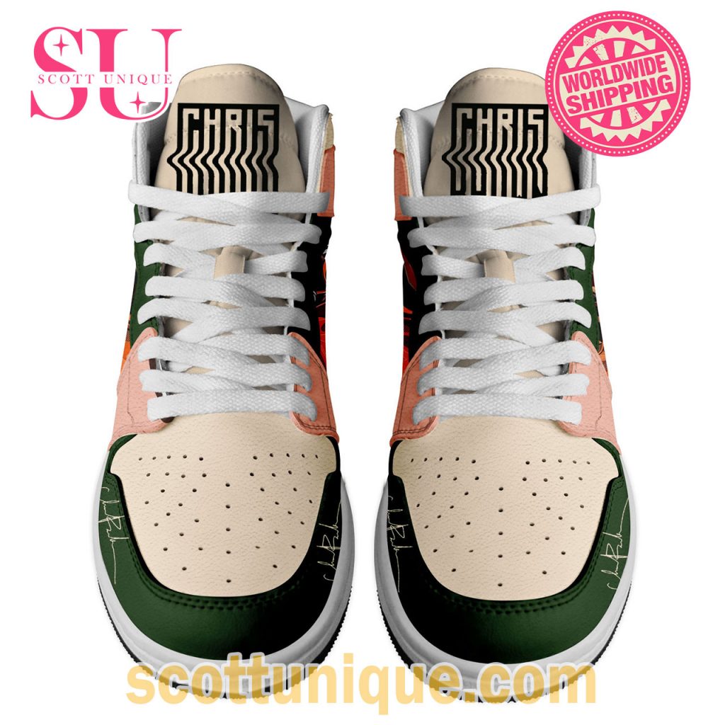 Chris Brown Tour Art Signature Nike Air Jordan 1 High Top Sneaker3 Chris Brown Tour Art Signature Nike Air Jordan 1 High Top Sneaker3