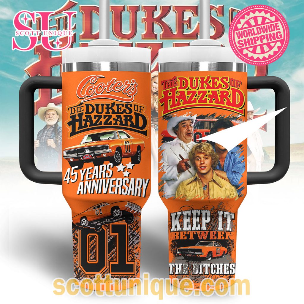 Cooter's The Dukes Of Hazzard 45 Anniversary Stanley Tumbler Cooter's The Dukes Of Hazzard 45 Anniversary Stanley Tumbler