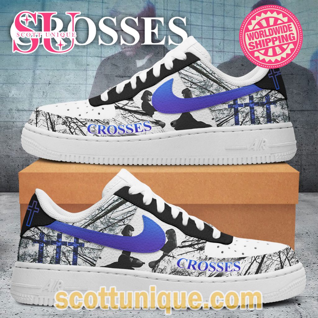 Crosses Forest Purple Black Premium Air Force 1 Shoes Crosses Forest Purple Black Premium Air Force 1 Shoes