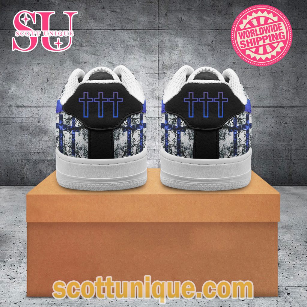 Crosses Forest Purple Black Premium Air Force 1 Shoes2 Crosses Forest Purple Black Premium Air Force 1 Shoes2