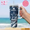 New England Patriots NFL Stripes Custom Stanley Tumbler