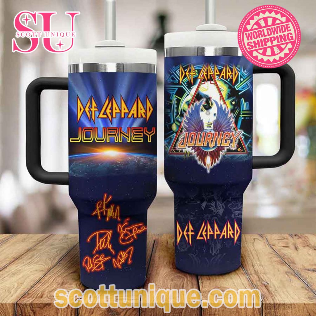 Def Leppard Journey Rock Stanley Tumbler Def Leppard Journey Rock Stanley Tumbler