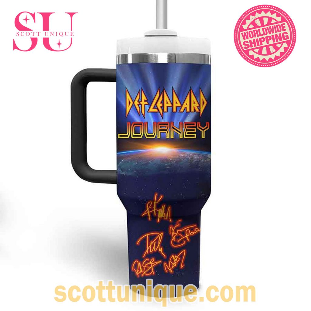 Def Leppard Journey Rock Stanley Tumbler1 Def Leppard Journey Rock Stanley Tumbler1