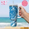 Baltimore Ravens NFL Stripes Custom Stanley Tumbler
