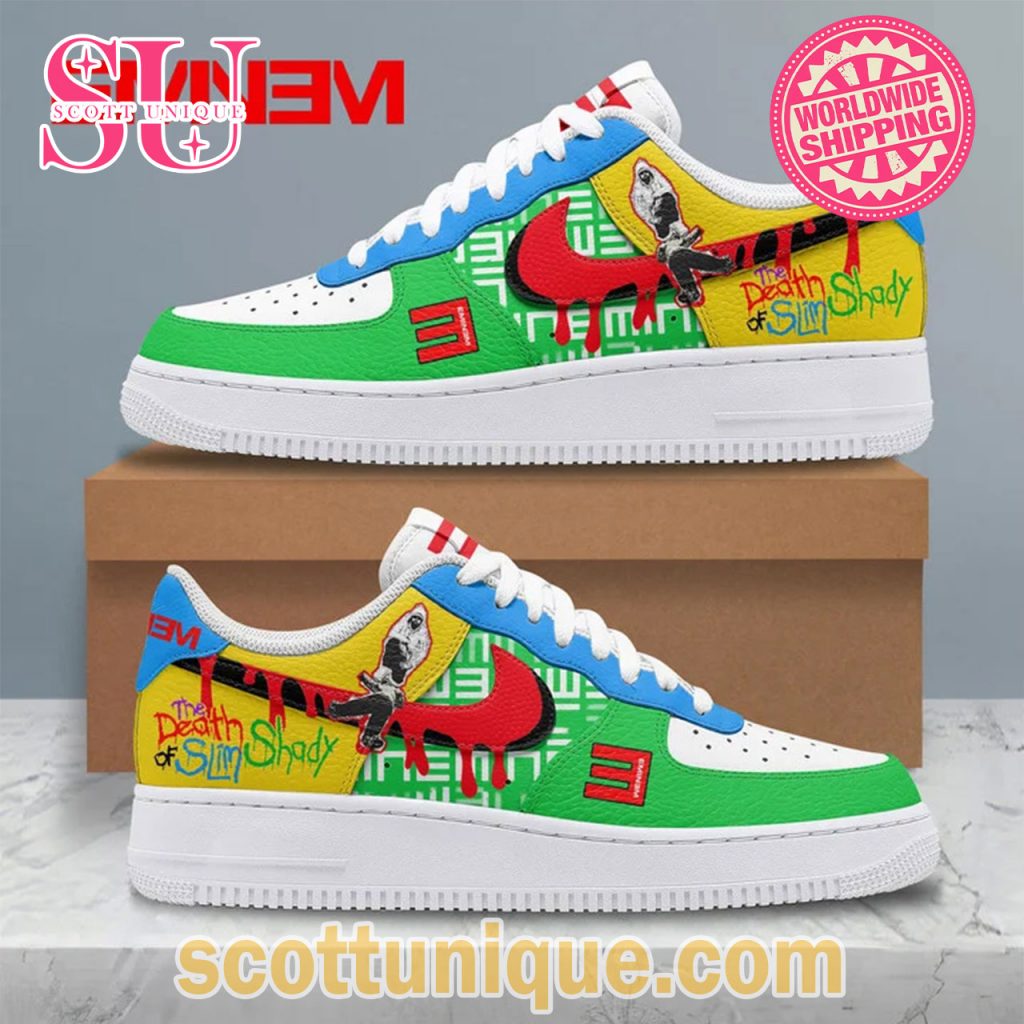 Eminem Hiphop For Fan Melting Air Force 1 Shoes Eminem Hiphop For Fan Melting Air Force 1 Shoes
