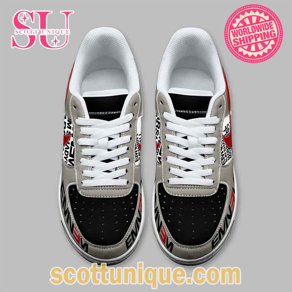 Eminem Melting Nike Logo Premium Air Force 1 Shoes2 Eminem Melting Nike Logo Premium Air Force 1 Shoes2