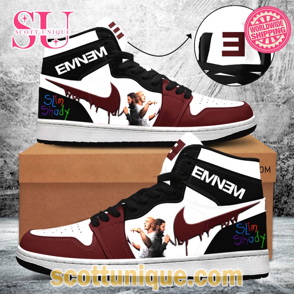 Eminem Slim Shady Air Jordan 1 Sneaker Eminem Slim Shady Air Jordan 1 Sneaker