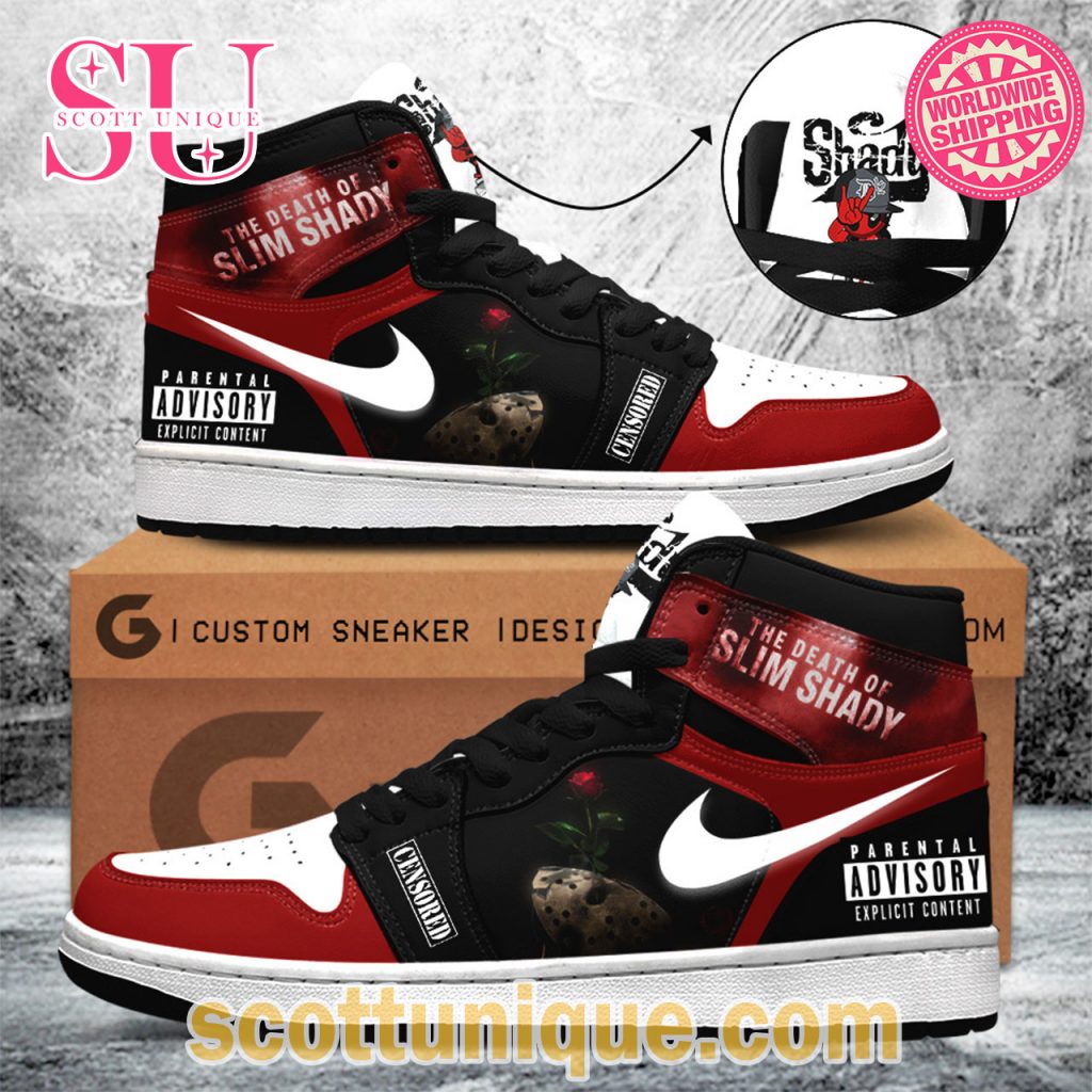 Eminem Slim Shady Censored Premium Air Jordan 1 Shoes Eminem Slim Shady Censored Premium Air Jordan 1 Shoes