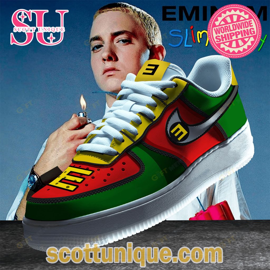 Eminem Slim Shady Premium Limited Air Force 1 Shoes Eminem Slim Shady Premium Limited Air Force 1 Shoes