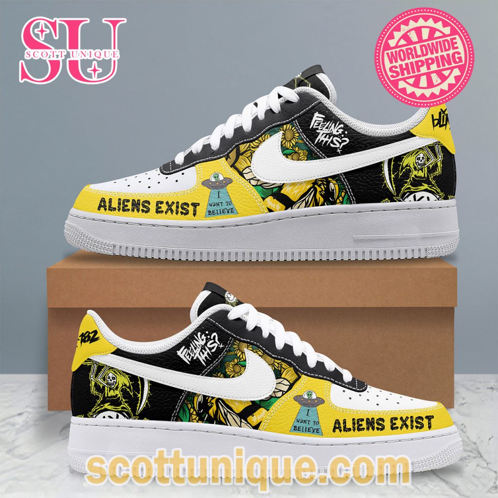 Feeling This Blink 182 Reading Leeds 2024 Air Force 1 Shoes Feeling This Blink 182 Reading Leeds 2024 Air Force 1 Shoes