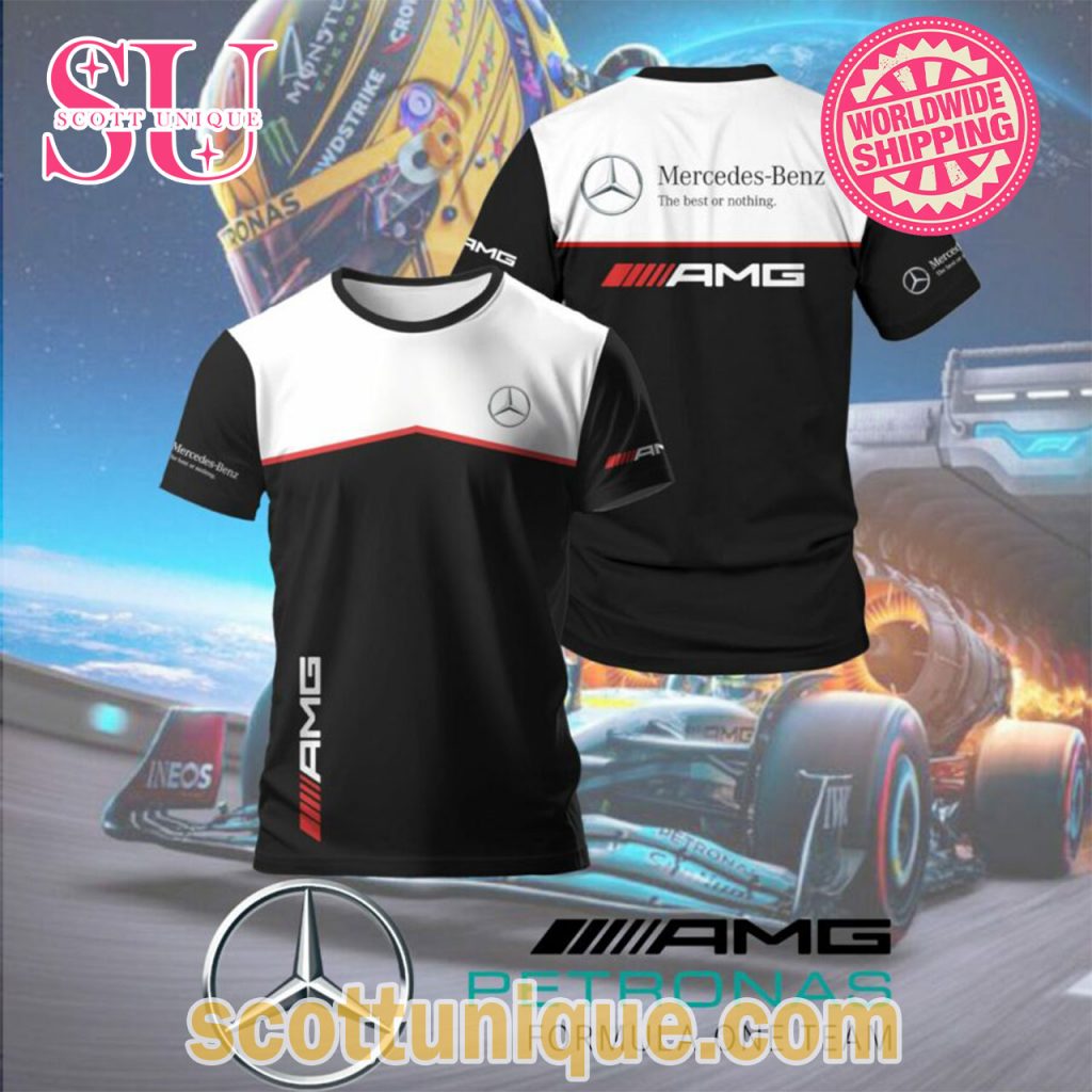 Formula One Team Mercedes Benz Black T Shirt Formula One Team Mercedes Benz Black T Shirt