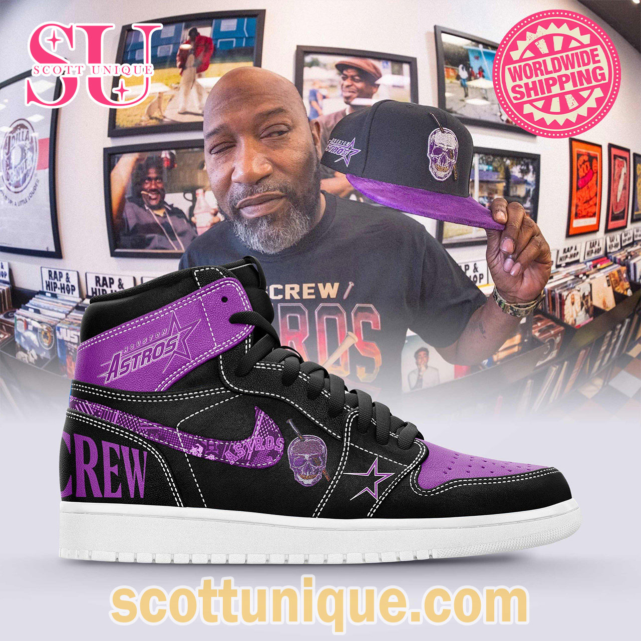 Houston Astros x DJ Screw Air Jordan 1 Shoes
