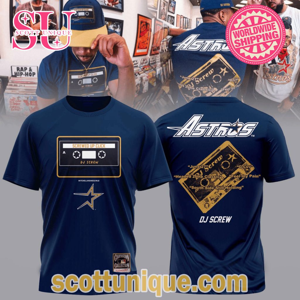 Houston Astros x DJ Screw Collection T Shirt Houston Astros x DJ Screw Collection T Shirt