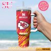 Baltimore Ravens NFL Stripes Custom Stanley Tumbler